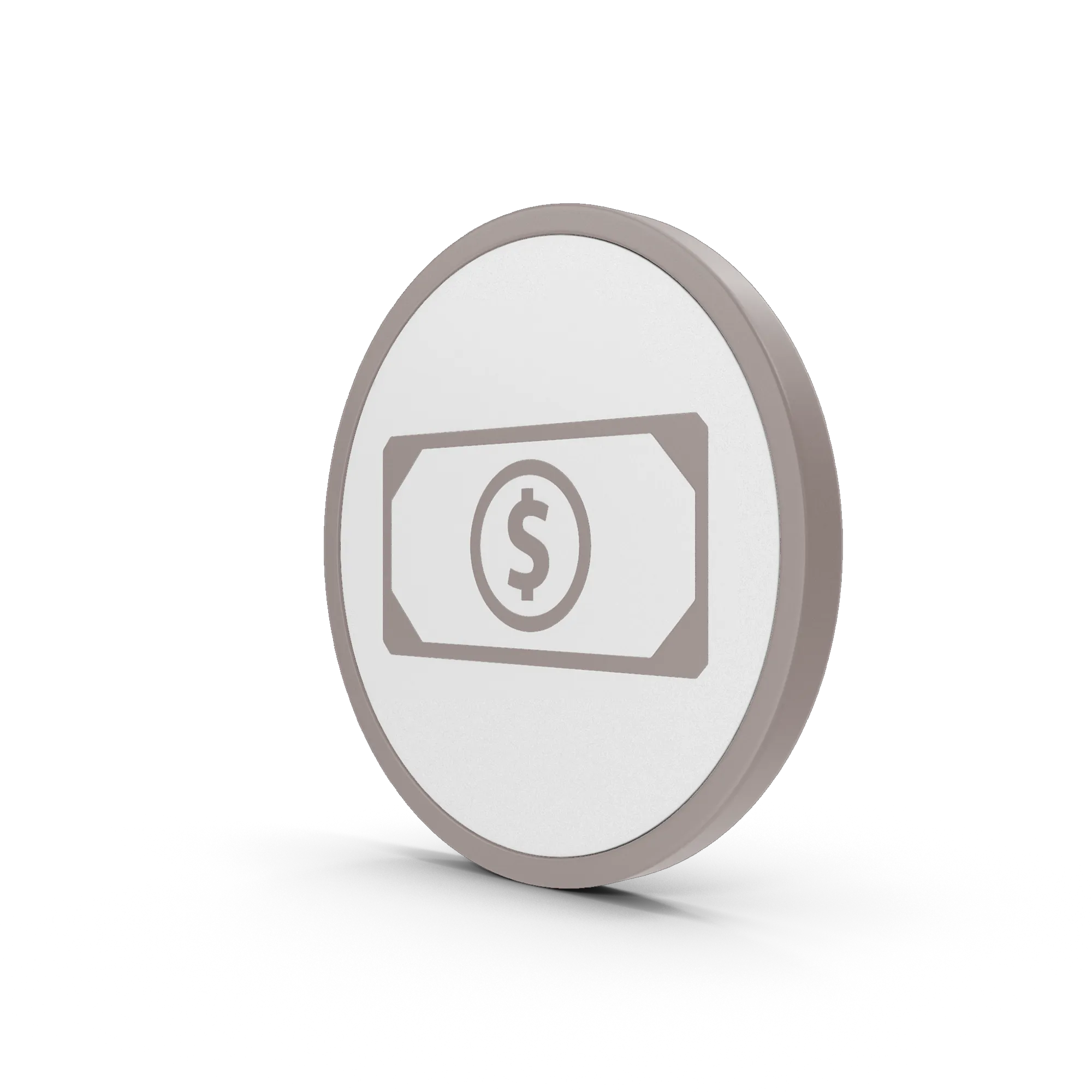 Icono de pagos que muestra un billete con el símbolo de dólar.